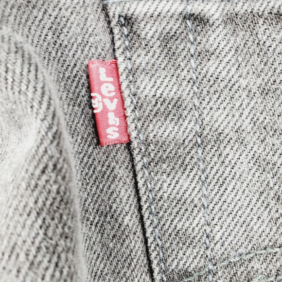 501 XX Levi's Gray Men's Jeans Red Tab 5 Pkt 34/31 - Picture 9 of 11